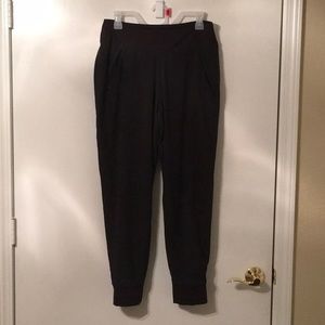 Athleta Black Lined Jogger Pants